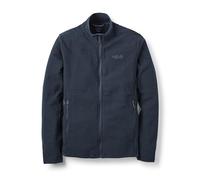 Rab Men's Stavel Jacket - Warm Midweight Fleece Coat for Hiking, Climbing, & Skiing - Beluga - X-Large