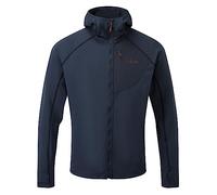 Rab Men's Superflux Hoody Lightweight Fleece Jacket for Trekking & Climbing - Deep Ink/Deep Ink - Small