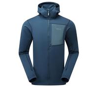 Rab Men's Superflux Hoody - Lightweight Fleece Jacket for Trekking & Climbing - Tempest Blue - X-Large