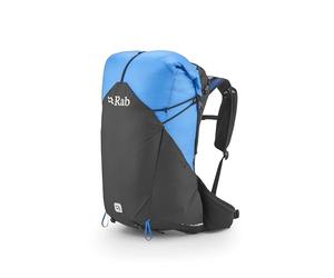 Rab Men's Syclon XP Backpack - Black/Maya Blue - 40L(Back - M) | Lightweight Waterproof Backpack, for Hiking, Trekking, & Backpacking