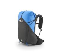 Rab Men's Syclon XP Backpack - Lightweight Waterproof Backpack for Hiking, Trekking, & Backpacking - Black/Maya Blue - 30-Liter (Back Length - Medium)