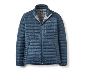 Rab Men's Valiance Down Jacket - Tempest Blue - XXL | 700-Fill, Waterproof, Windproof Coat, for Climbing, Mountaineering, & Casual Wear