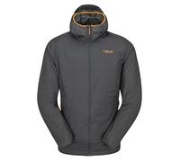 Rab Men's Vital Hoody Ultralight Windproof Shell Jacket for Trekking, Trail Running, & Climbing - Graphene (Marmalade) - X-Large