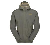 Rab Men's Vital Hoody Ultralight Windproof Shell Jacket for Trekking, Trail Running, & Climbing - Light Khaki - Large