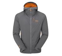Rab Men's VR Summit Softshell Jacket Lightweight Breathable Coat for Skiing & Climbing - Graphene - Large