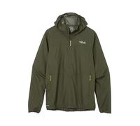 Rab Men's Windgather Hoody - Ultralight Windproof Shell Jacket for Hiking, Trail Running & Climbing - Army - X-Large
