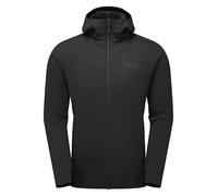 Rab Men's Xenair Alpine Flex Jacket - Hooded Synthetic Insulated Coat for Hiking & Mountaineering - Black - Large