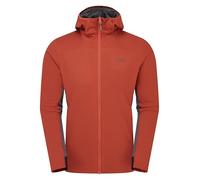 Rab Men's Xenair Alpine Flex Jacket - Hooded Synthetic Insulated Coat for Hiking & Mountaineering - Tuscan Red - X-Large