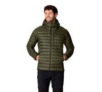 Rab - Recycled down hiking jacket - Microlight Alpine Hoody Army for Men - Size S - Khaki Khaki S
