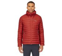Rab's Microlight Alpine Hooded Puffer Rouge L