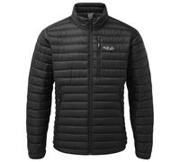 Rab Men's Microlight Jacket - Lightweight Down Coat for Trekking, Climbing, & Skiing - Black - Large