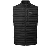 Rab Men's Microlight Vest - Warm Lightweight Down-Insulated Gilet for Trekking & Skiing - Black - Small