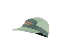 Rab Momentum 5 Panel Cap - Lightweight Breathable Hat for Trail Running & Hiking - Fig Green/Sage - One Size