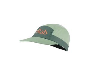 Rab Momentum 5 Panel Cap - Lightweight Breathable Hat for Trail Running & Hiking - Fig Green/Sage - One Size