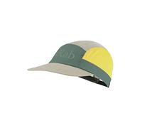 Rab Momentum 5 Panel Cap - Lightweight Breathable Hat for Trail Running & Hiking - Sage/Pebble/Pollen - One Size