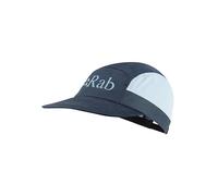 Rab Momentum 5 Panel Cap - Lightweight Breathable Hat for Trail Running & Hiking - Tempest Blue/Orion Blue/Citadel - One Size