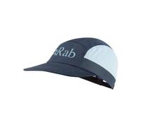 Rab Momentum 5 Panel Cap - Lightweight Breathable Hat for Trail Running & Hiking - Tempest Blue/Orion Blue/Citadel - One Size