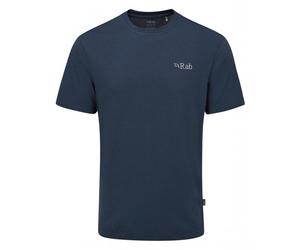 Rab QBL-68 Men's Crimp Elevation Tee Colour: TMP Tempest Blue, Size: L