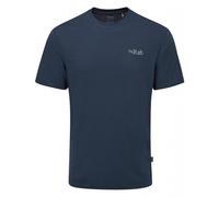 Rab QBL-68 Men's Crimp Elevation Tee Colour: TMP Tempest Blue, Size: M