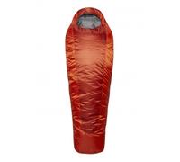 Rab QSS-12 Solar Eco 1 Sleeping Bag - Red Clay Left Zip Colour: Red Clay, Size: one size