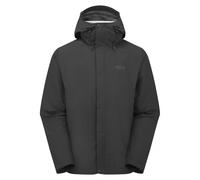 Rab Men’s Downpour Jacket - Lightweight Waterproof Hooded Coat for Hiking & Trekking - Tempest Blue - Large