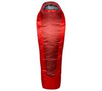 Left Rab Solar Eco 3 Sleeping Bag Maroon Size