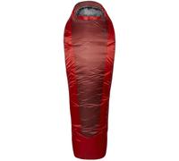 Left Rab Solar Eco 3 Sleeping Bag Maroon Size