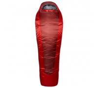 Rab - Solar Eco 3 - Synthetic sleeping bag size bis 185 cm Körperlänge - Width: Regular, red