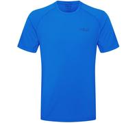 Rab Men's Sonic Tee - Lightweight Breathable Short-Sleeve T-Shirt for Trail Running & Hiking - Maya Blue - Small