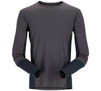 Rab Syncrino Base LS Tee Long Sleeve T-Shirt for Skiing, Trekking, & Climbing - Graphene - Medium