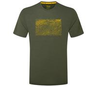 Rab Men's Syncrino Ridge Tee Shirt - Short-Sleeve Merino Wool T-Shirt for Skiing, Hiking, & Climbing - Olive - Medium