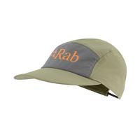 Rab Talus 5 Panel Trail Running Cap in Light Khaki/Graphene