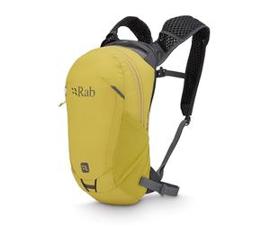 Rab Tygen Backpack - Lightweight Breathable Daypack for Travel, Hiking, & Commuting - Dark Pollen - 6-Liter (Back Length - Medium)