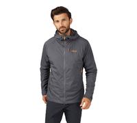 Rab Men's VR Summit Softshell Jacket Lightweight Breathable Coat for Skiing & Climbing - Graphene - X-Large
