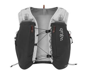Rab Veil 12 Lightweight Breathable Hydration Vest for Trail Running & Hiking - Gargoyle/Graphene - 12-Liter (Back Length - Large)