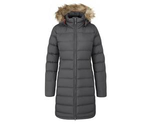 Rab Women's Deep Cover Parka Colour: GRH Graphene, Size: 16