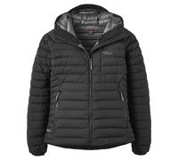Rab - Women's down windbreaker jacket - Microlight Windstopper Hoody W Black for Women - Size 10 UK Black 10 UK