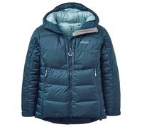 Rab - Women's goose down Insulated jacket for Mountaineering - Positron Pro Hoody W Tempest Blue for Women - Size 14 UK Blue 14 UK