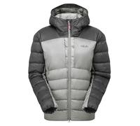Rab Women’s Cirrus Ultra Lightweight Insulated Hoody for Trekking, Climbing, & Skiing - Graphene/Light Zinc - Small