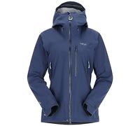 Rab Women’s Firewall Jacket Waterproof Breathable Shell for Climbing, Trekking, & Mountaineering - Deep Ink - 14