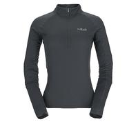 Rab Women’s Sonic LS Zip Lightweight Breathable Long-Sleeve T-Shirt for Trail Running & Hiking - Beluga - Large