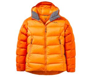 Rab - Women's goose down mountaineering insulated jacket - Neutrino Pro Hoody W Dark Melba / Melba for Women - Size 12 UK - Orange Orange 12 UK