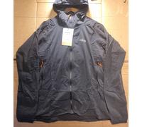 Rab Women's Borealis Hooded Softshell Jacket UK16 Beluga Black Hiking / Trekking