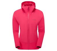 Rab Women's Borealis Hoody Jacket - Lightweight Water-Repellent Coat for Hiking & Climbing - Watermelon - 12