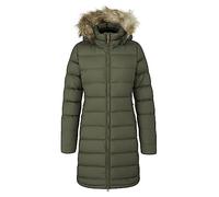 Rab Womens Deep Cover Down Parka Jacket Khaki 10