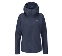 Rab Womens Downpour Eco Waterproof Jacket Navy 8