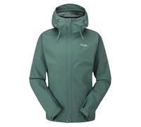 Rab Women's Downpour Eco Waterproof Breathable Jacket for Hiking, Trekking, & Climbing - Eucalyptus - 12