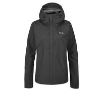 Rab Womens Downpour Eco Waterproof Jacket Black 14