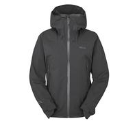Rab Women's Downpour Light Jacket Lightweight Waterproof Hooded Coat for Hiking & Trekking - Anthracite - Medium