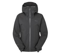 Rab Women's Downpour Light Jacket Lightweight Waterproof Hooded Coat for Hiking & Trekking - Anthracite - Medium